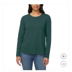 Kirkland signature slub tee small 100% cotton